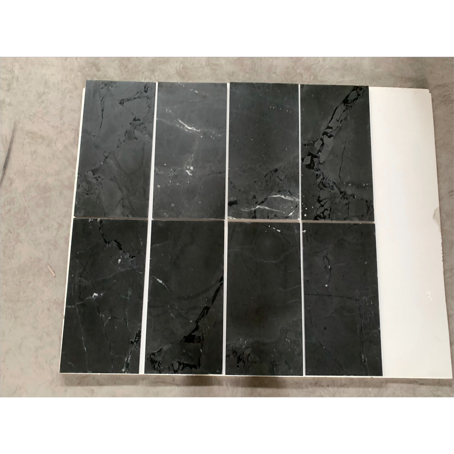 12" x 24" OMEGA BLACK QUARTZITE BRUSHED