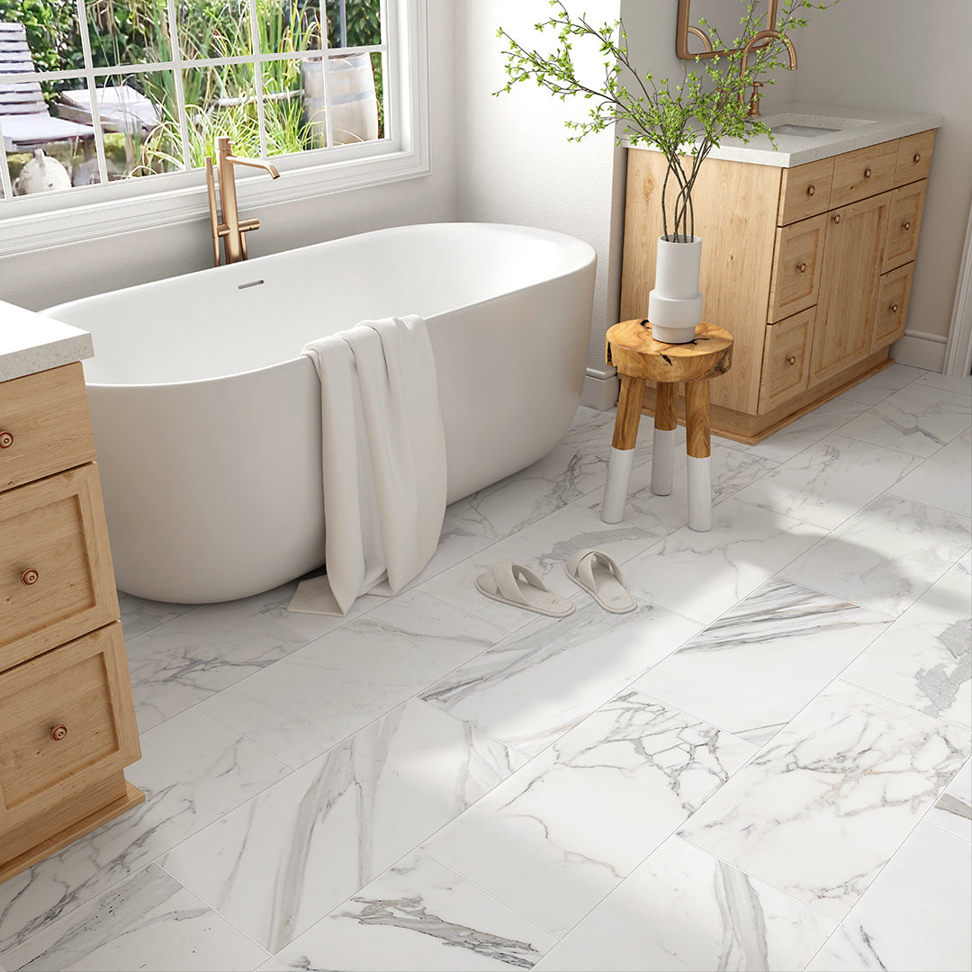12" x 24" CALACATTA GOLD HONED