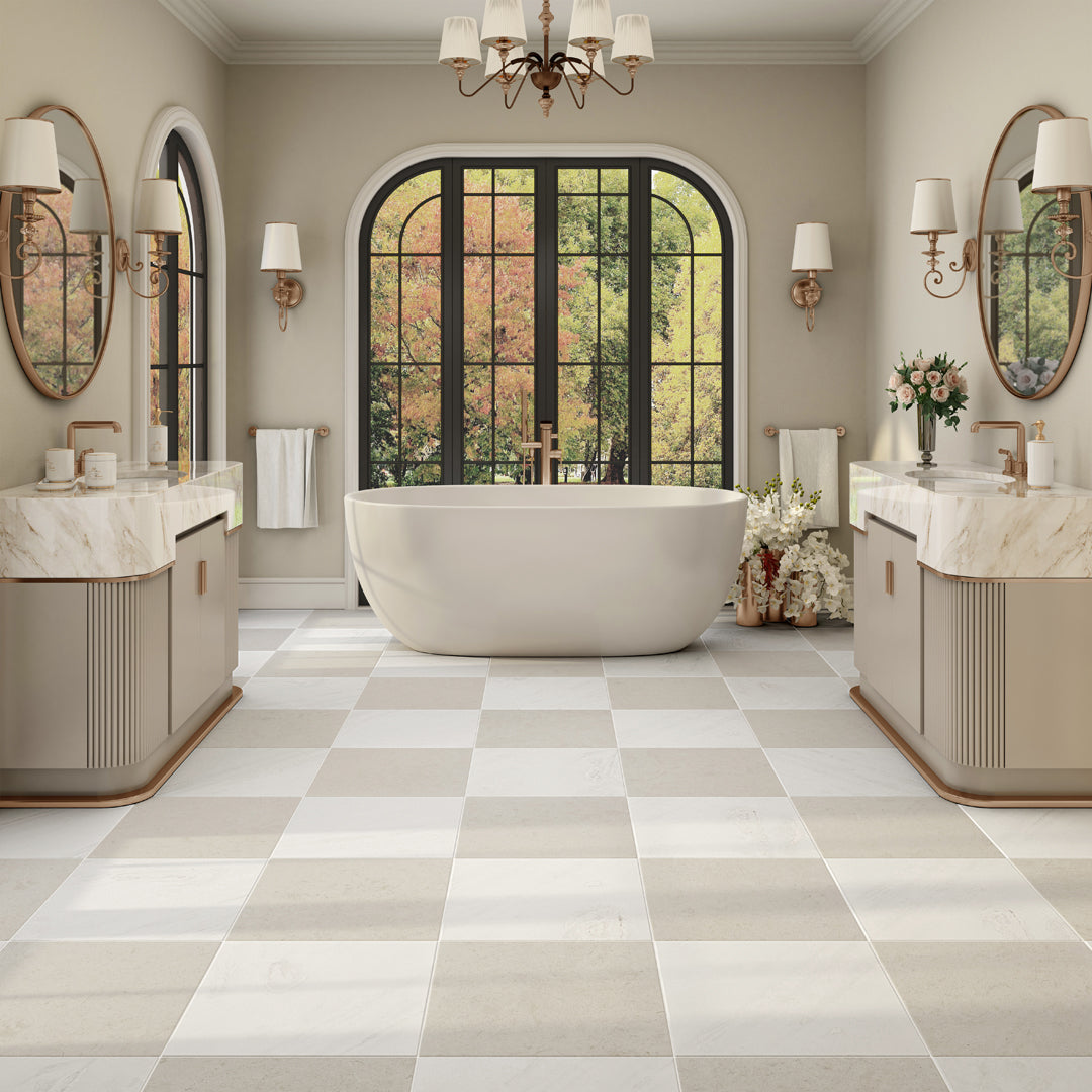 18" x 18" BIANCO NAMIBIA TUMBLED