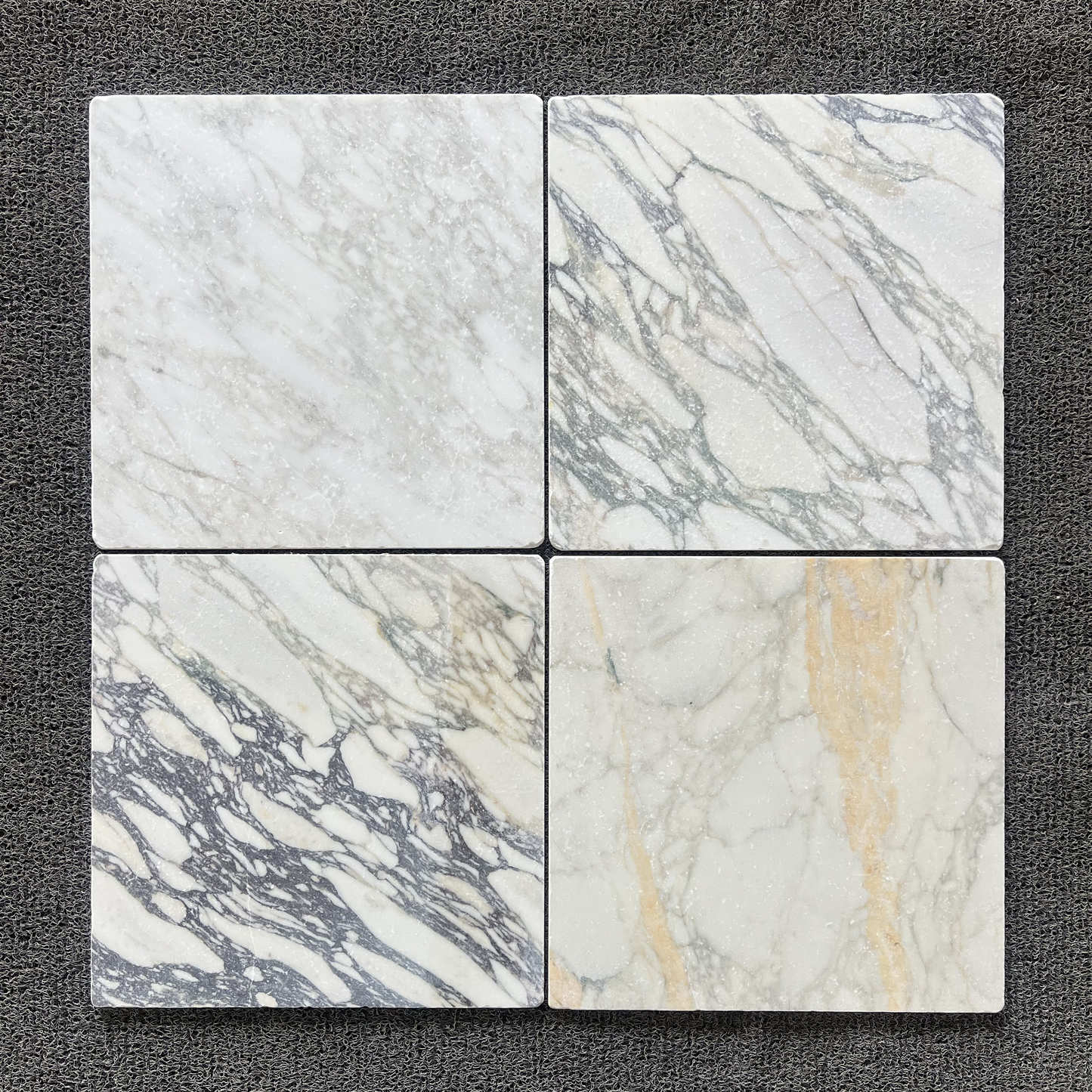 18" x 18" CALACATTA MONET TUMBLED