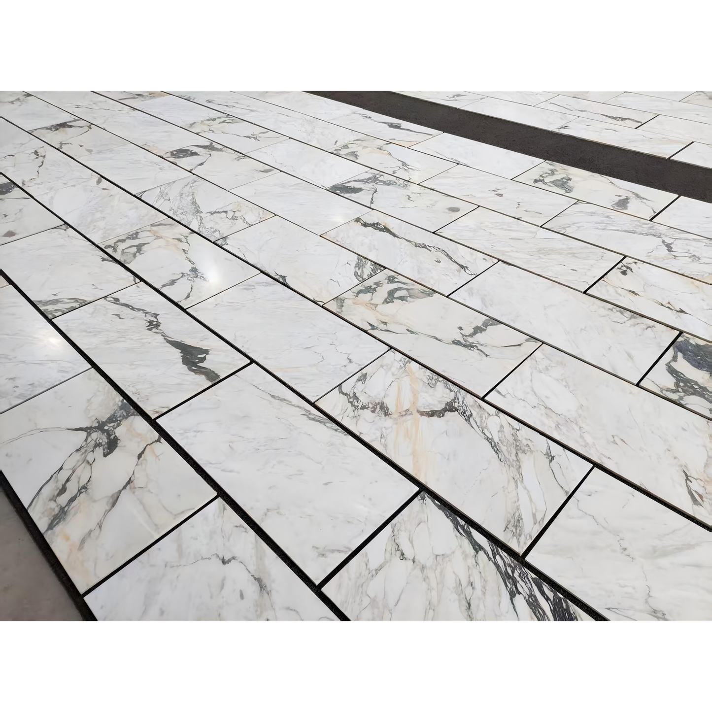 18" x 36" CALACATTA MONET BRUSHED