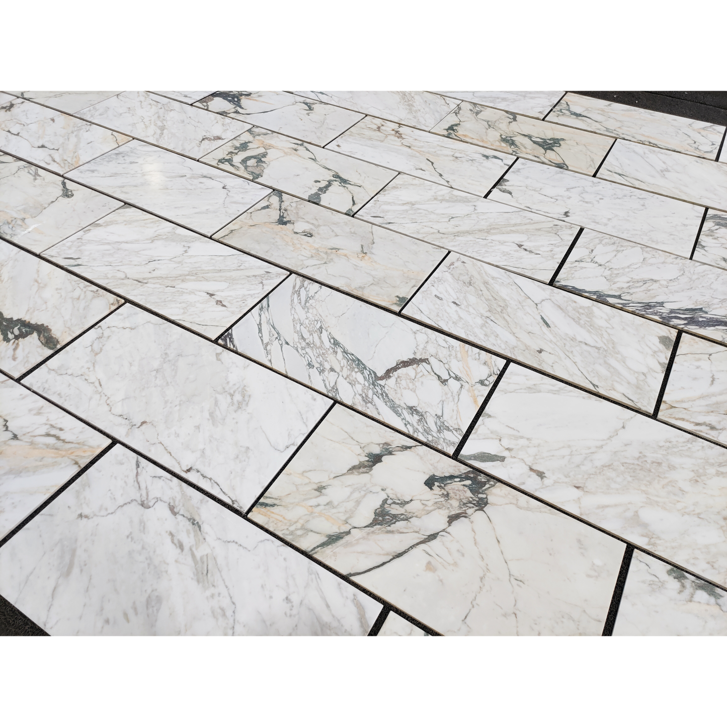 18" x 36" CALACATTA MONET BRUSHED
