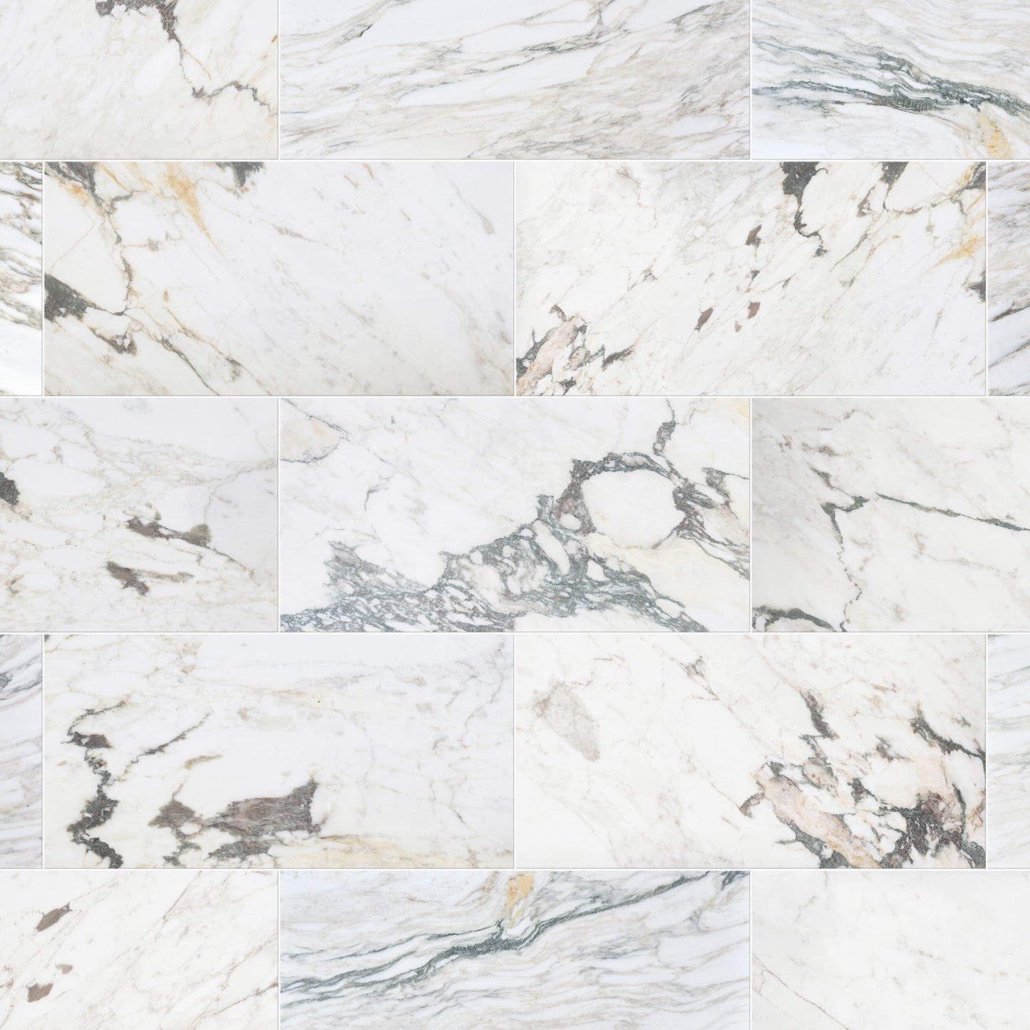 18" x 36" CALACATTA MONET BRUSHED