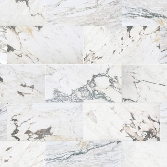 18" x 36" CALACATTA MONET BRUSHED