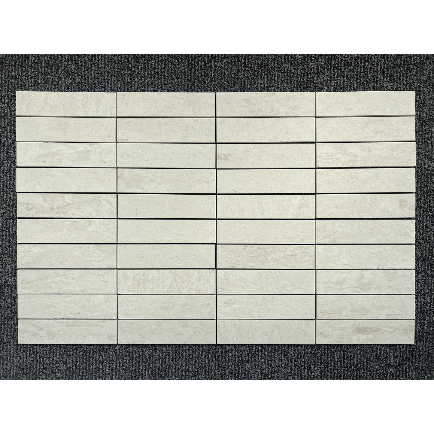 2.25" x 9" AGARWOOD LIMESTONE BRUSHED & PILLOWED EDGE