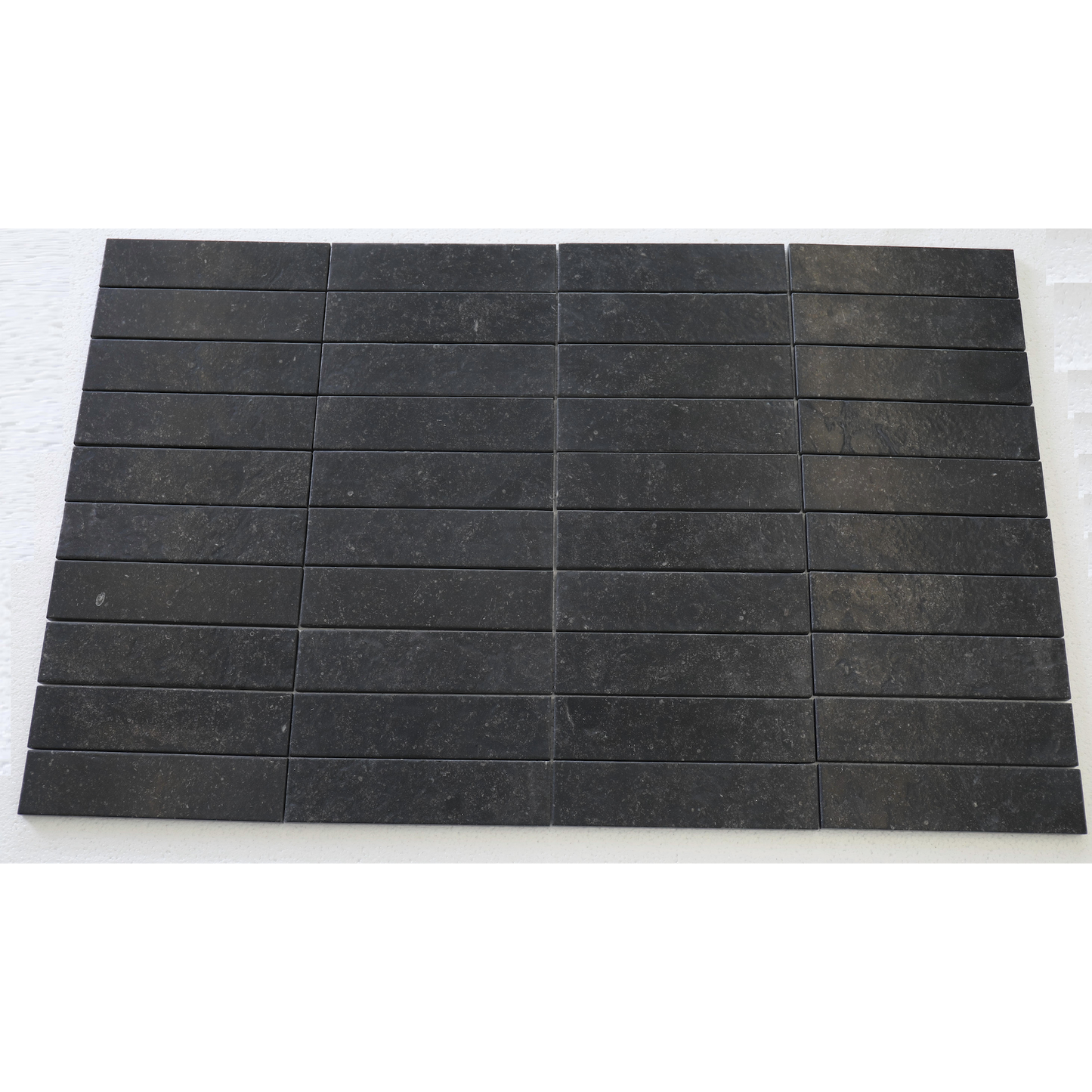 2.25" x 9" BELGIAN BLUESTONE BRUSHED & PILLOWED EDGE