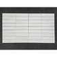 2.25" x 9" BIANCO DOLOMITE BRUSHED & PILLOWED EDGE