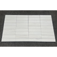 2.25" x 9" BIANCO DOLOMITE BRUSHED & PILLOWED EDGE