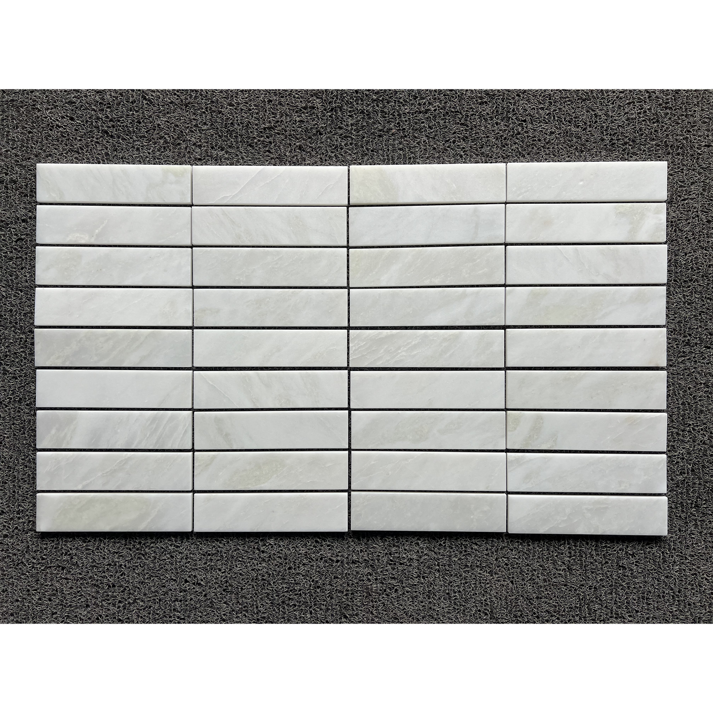 2.25" x 9" BIANCO NAMIBIA BRUSHED & PILLOWED EDGE