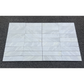 2.25" x 9" BIANCO NAMIBIA BRUSHED & PILLOWED EDGE