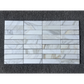 2.25" x 9" CALACATTA GOLD BRUSHED & PILLOWED EDGE