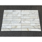 2.25" x 9" CALACATTA GOLD BRUSHED & PILLOWED EDGE