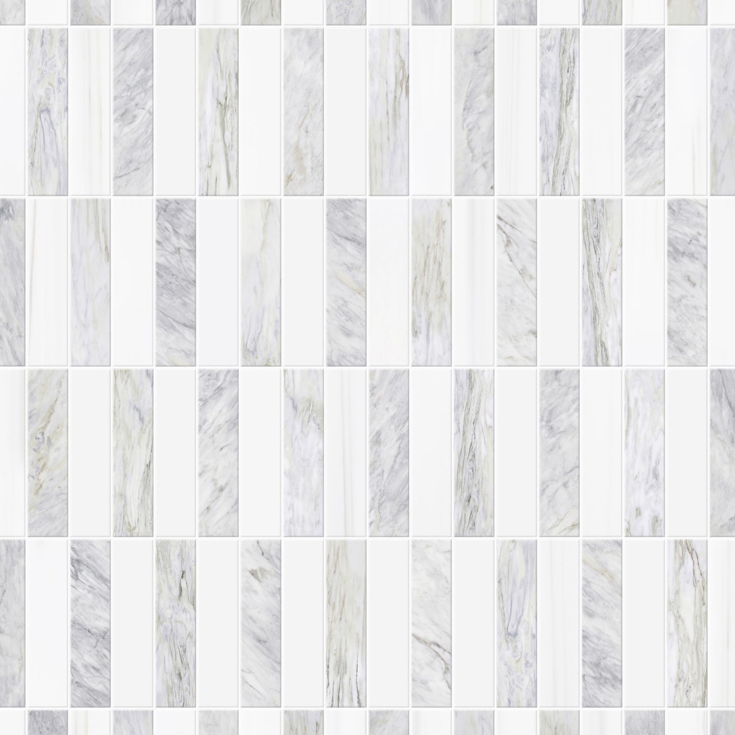 2.25" x 9" CALACATTA MANHATTAN BRUSHED & PILLOWED EDGE