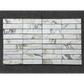 2.25" x 9" CALACATTA MONET BRUSHED & PILLOWED EDGE