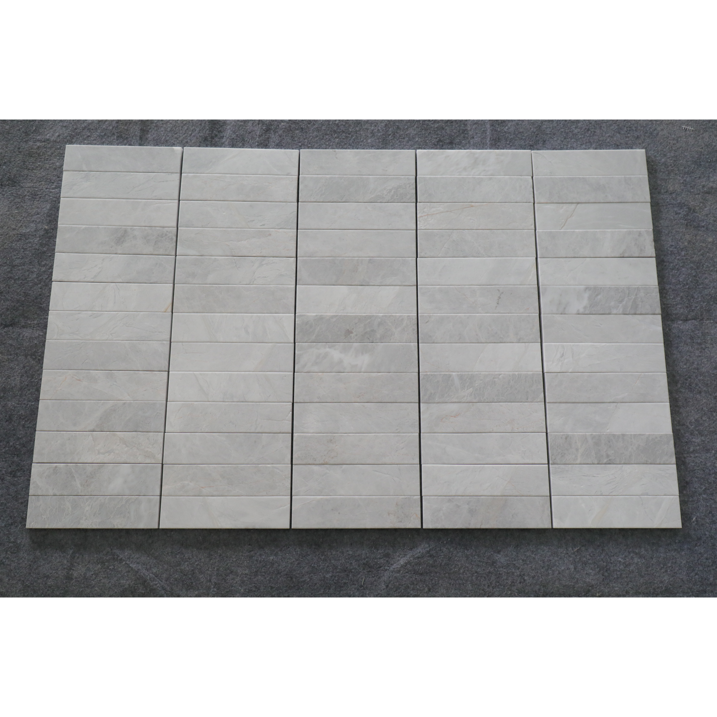 2.25" x 9" LAGUNA DOLOMITE BRUSHED & PILLOWED EDGE