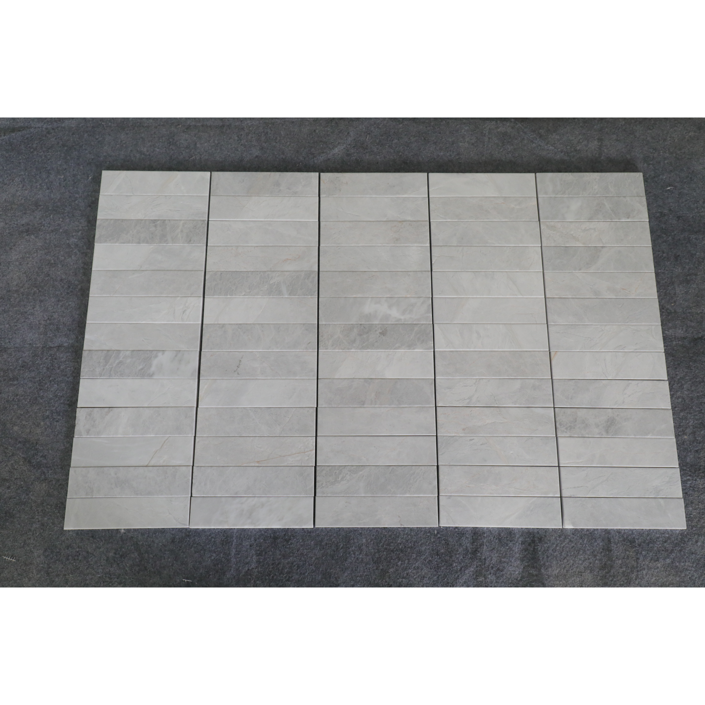 2.25" x 9" LAGUNA DOLOMITE BRUSHED & PILLOWED EDGE