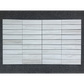 2.25" x 9" NESTOS BEIGE BRUSHED & PILLOWED EDGE