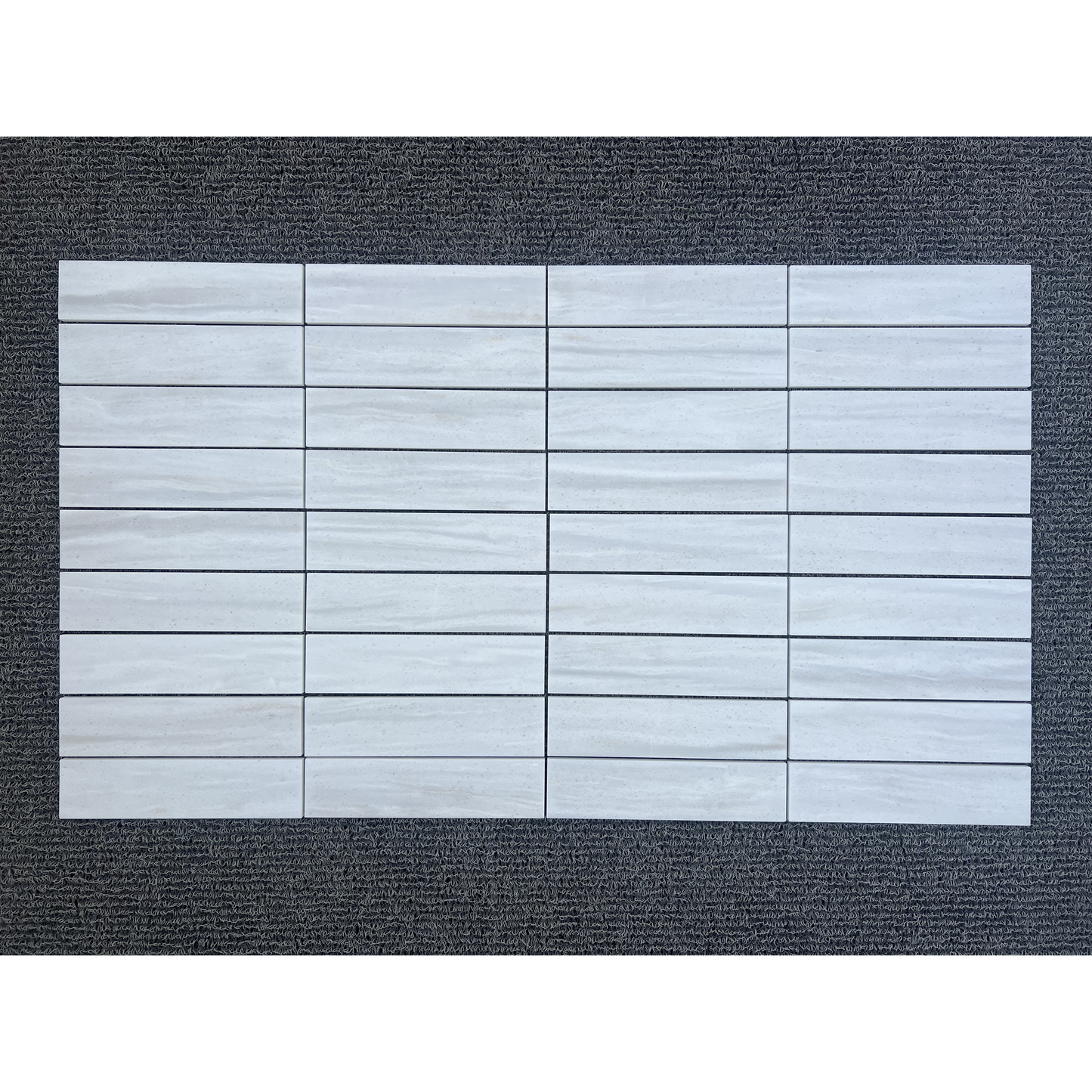 2.25" x 9" NESTOS BEIGE BRUSHED & PILLOWED EDGE