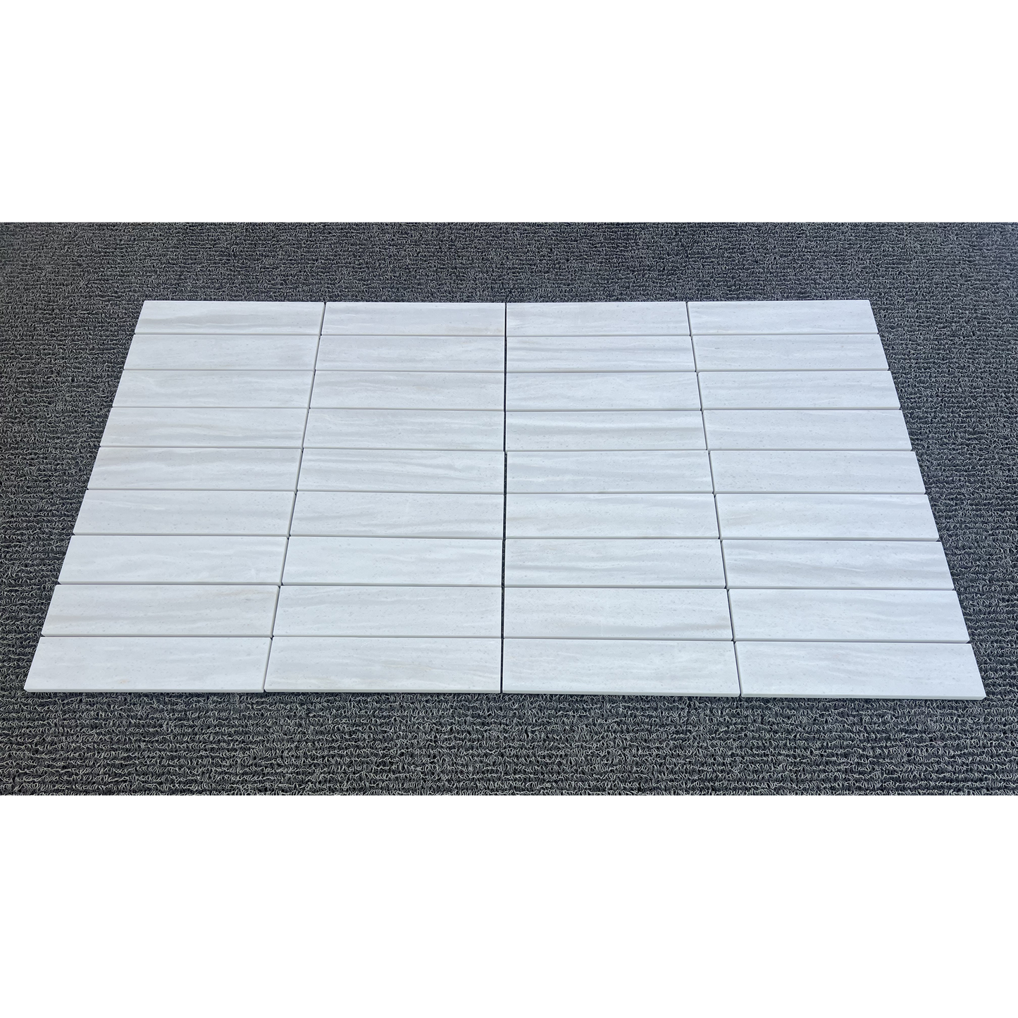 2.25" x 9" NESTOS BEIGE BRUSHED & PILLOWED EDGE
