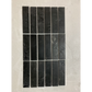 2.25" x 9" OMEGA BLACK BRUSHED & PILLOWED EDGE