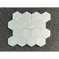 2.5" HEXAGON BIANCO NAMIBIA HONED