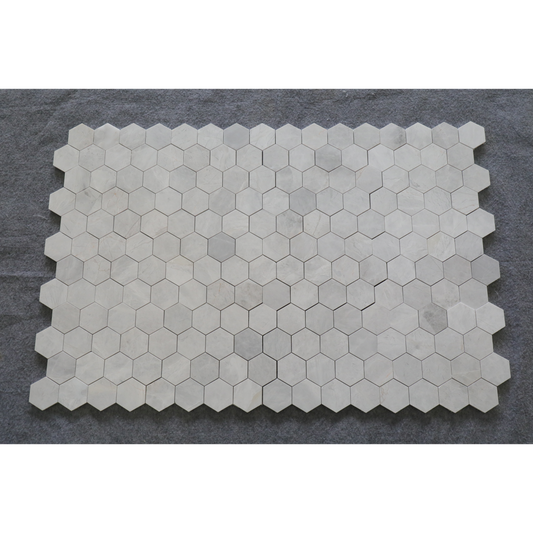 2.5" HEXAGON LAGUNA DOLOMITE HONED