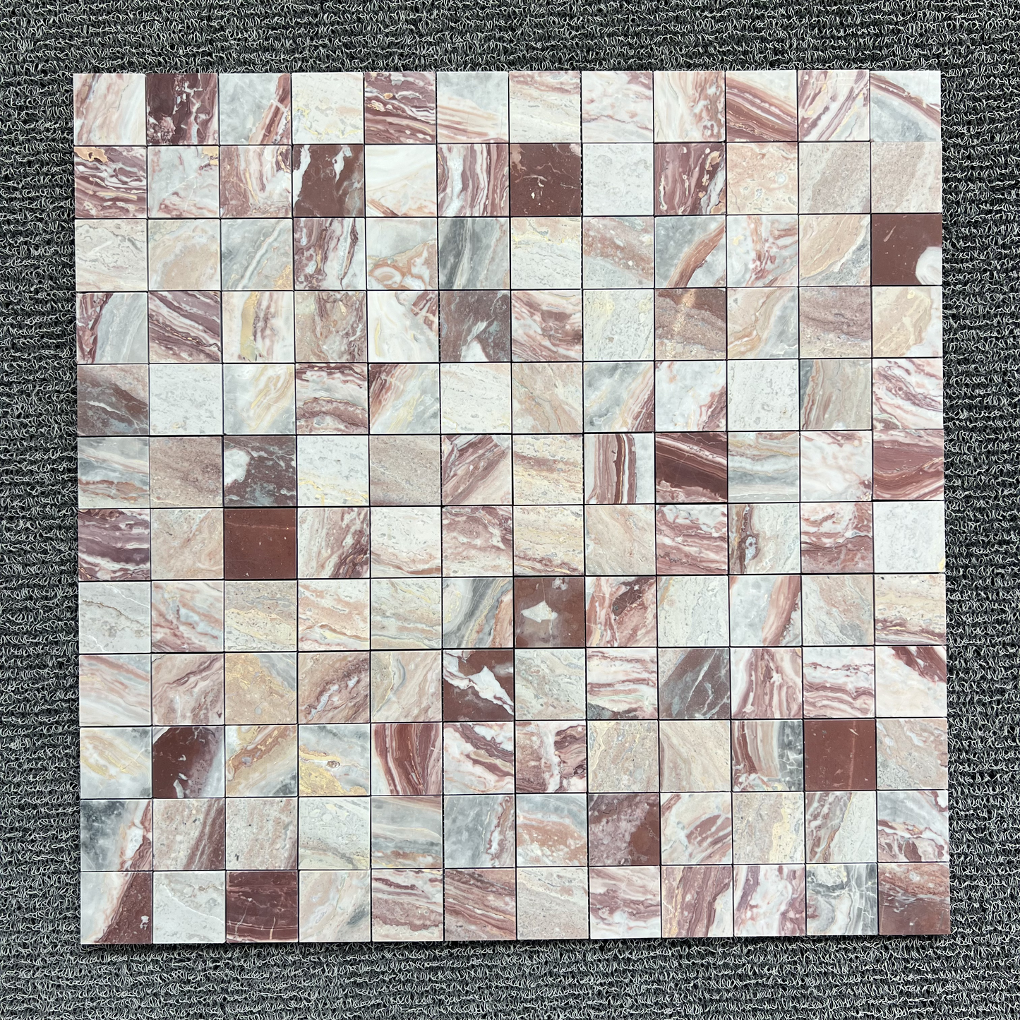 2" x 2" ARABESCATO ROSSO HONED