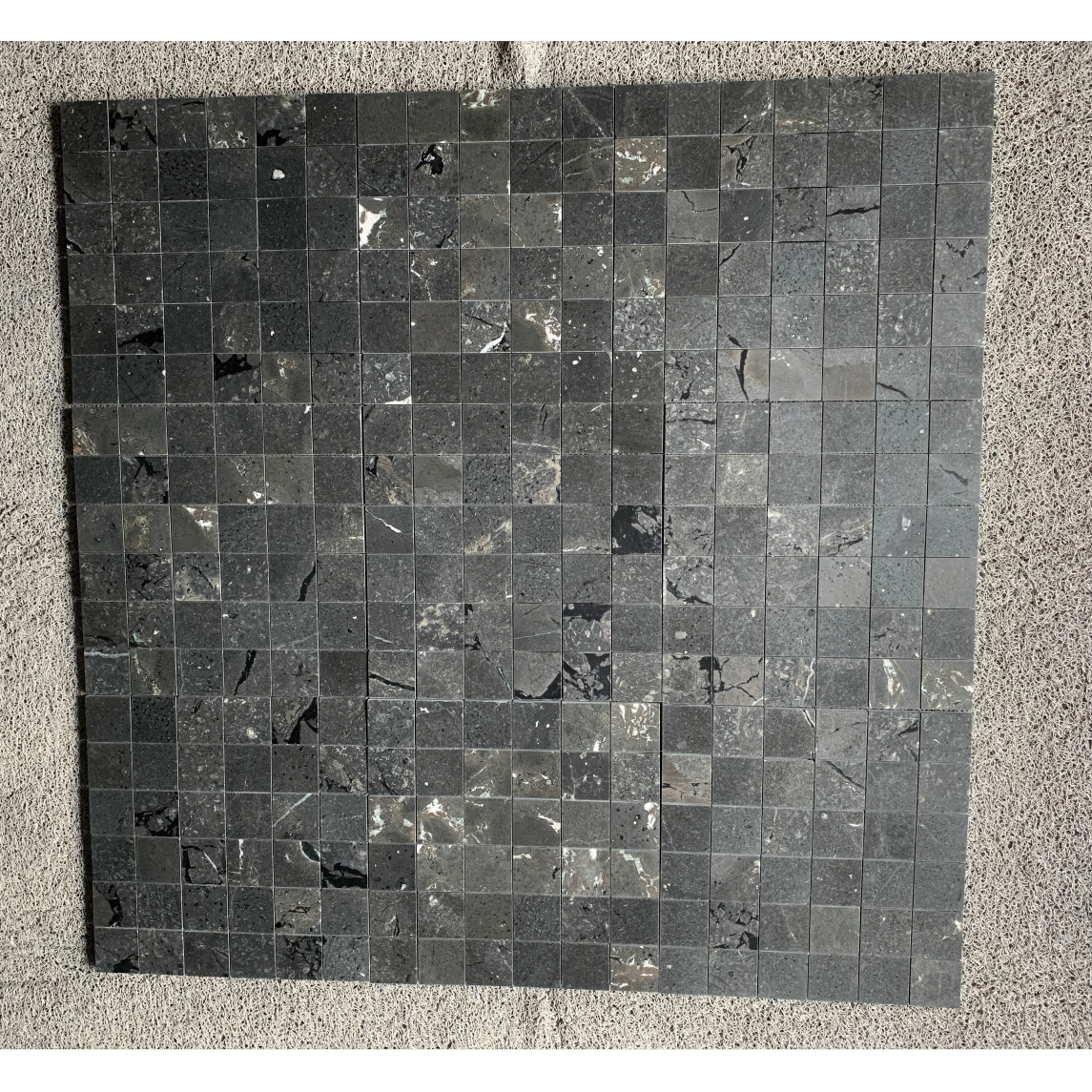 2" x 2" OMEGA BLACK BRUSHED