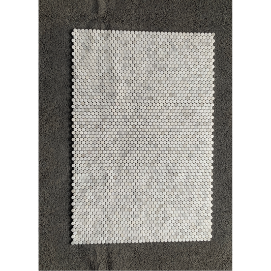 3/5" CIRCLE VENUS WHITE HONED