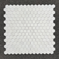 4CM HEXAGON BIANCO DOLOMITE LEATHERED