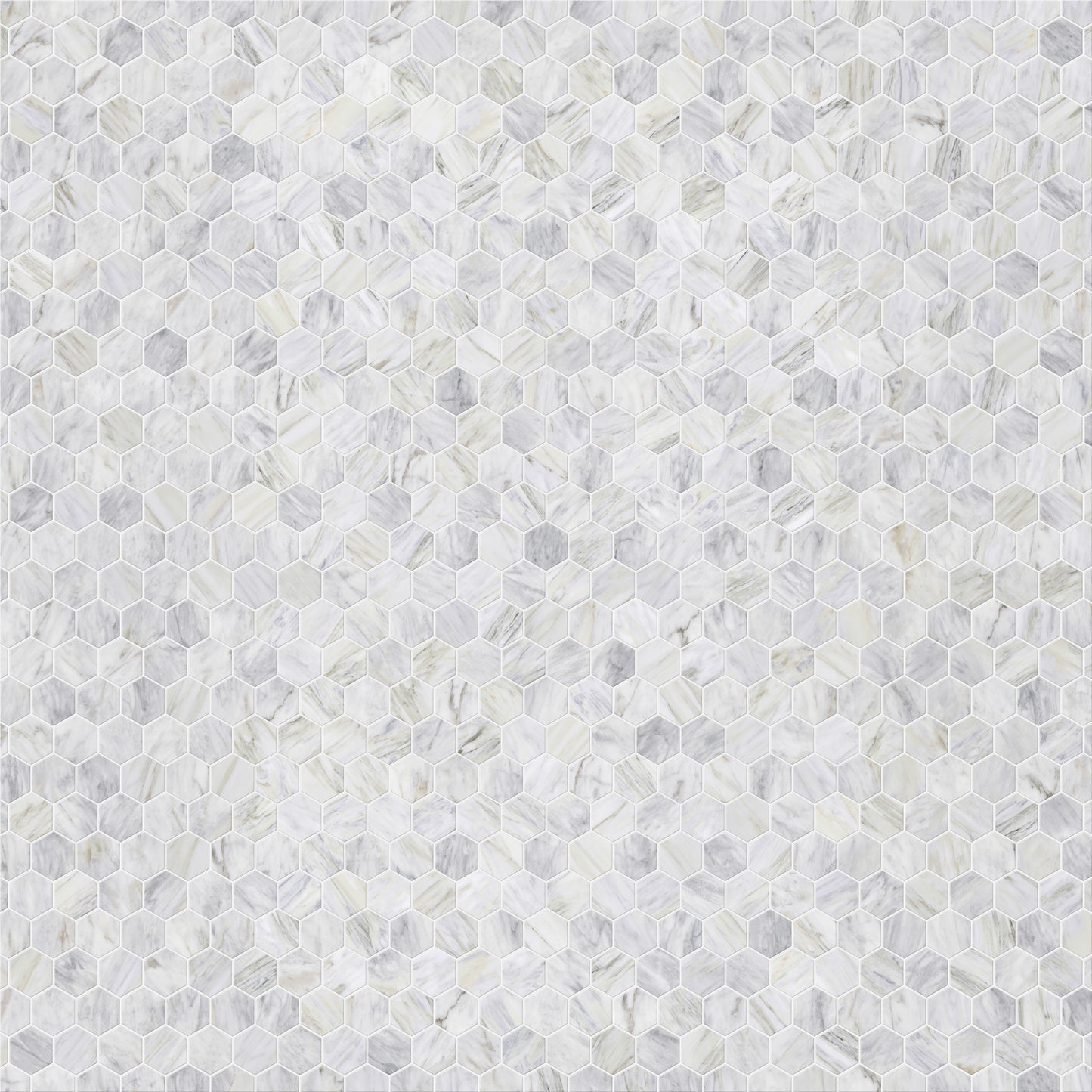 4CM HEXAGON CALACATTA MANHATTAN HONED