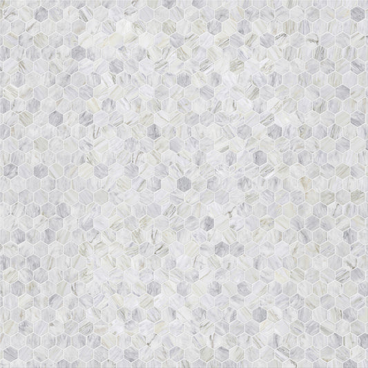 4CM HEXAGON CALACATTA MANHATTAN HONED