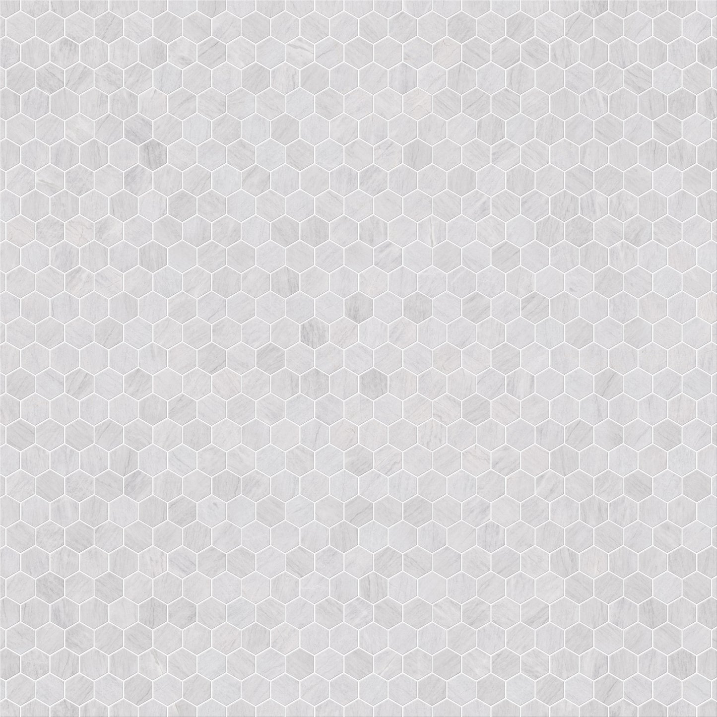 4CM HEXAGON LAIS GREY HONED