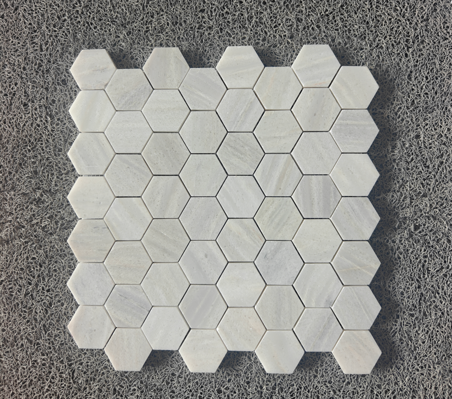 4CM HEXAGON NESTOS BEIGE HONED