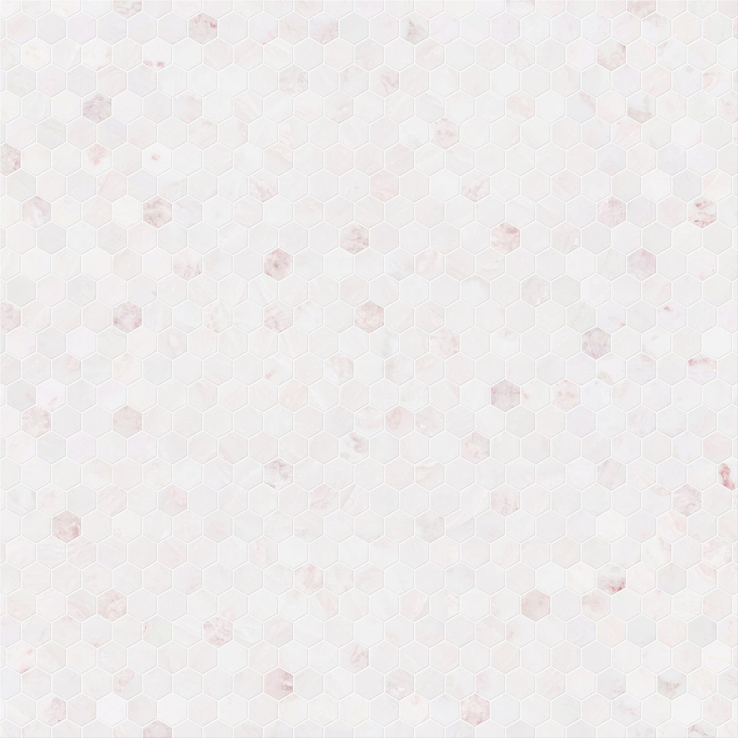 4CM HEXAGON ROSA ROSA POLISHED