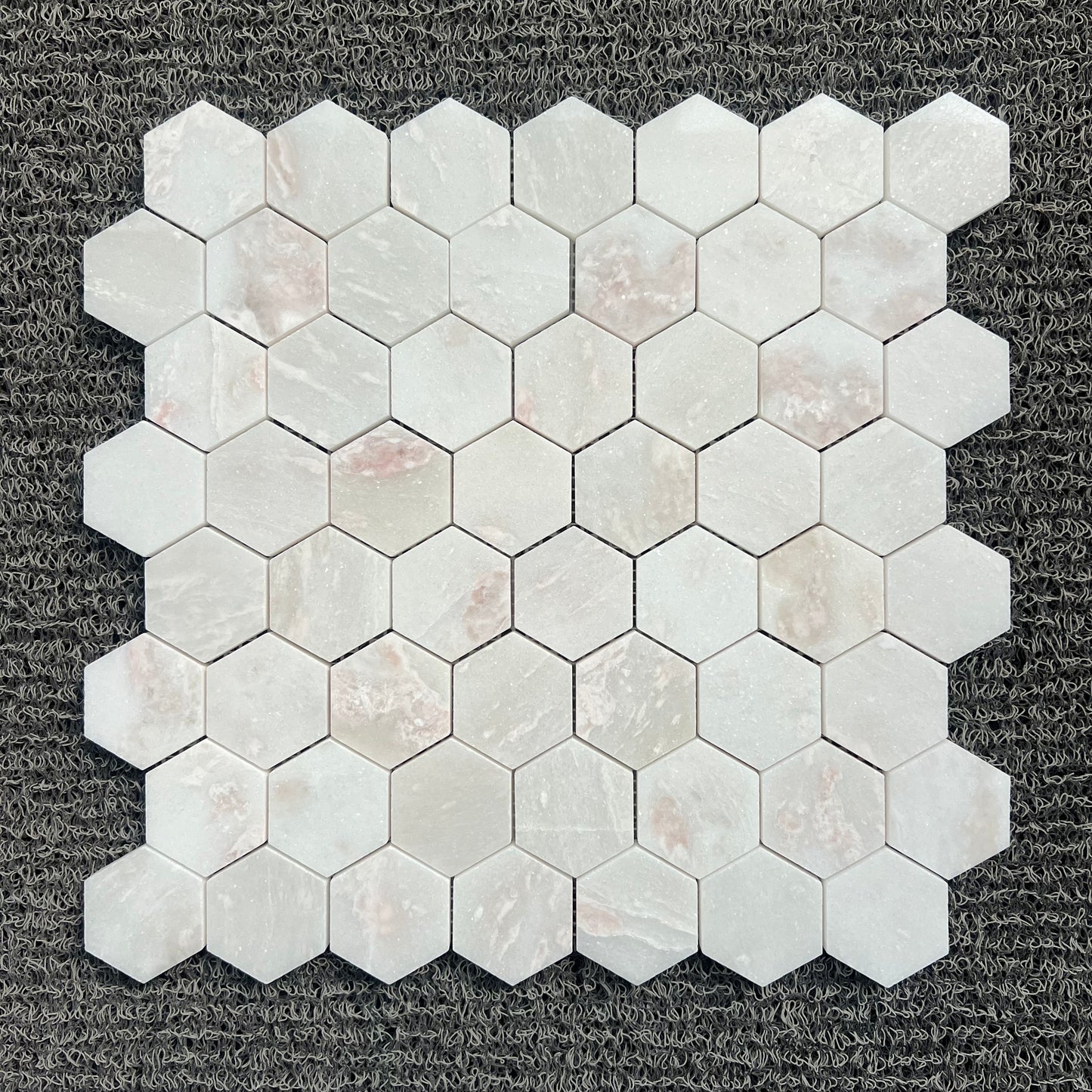 4CM HEXAGON ROSA ROSA POLISHED