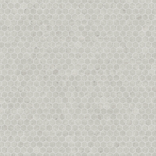 4CM HEXAGON THELA GREY HONED