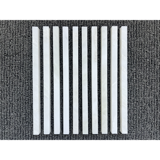 5/8" x 12" MOLDING LINER BIANCO NAMIBIA HONED