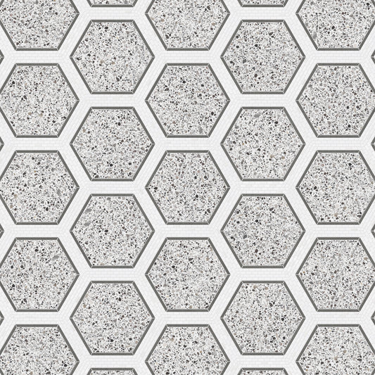 HEXAGON CHAIN TERRAZZO
