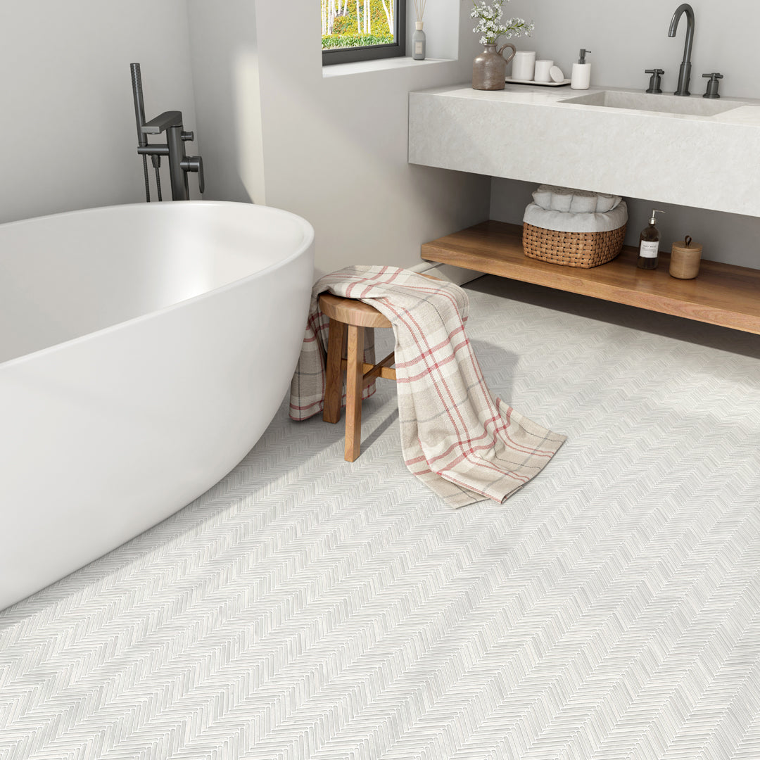 MINI HERRINGBONE NESTOS BEIGE TUMBLED