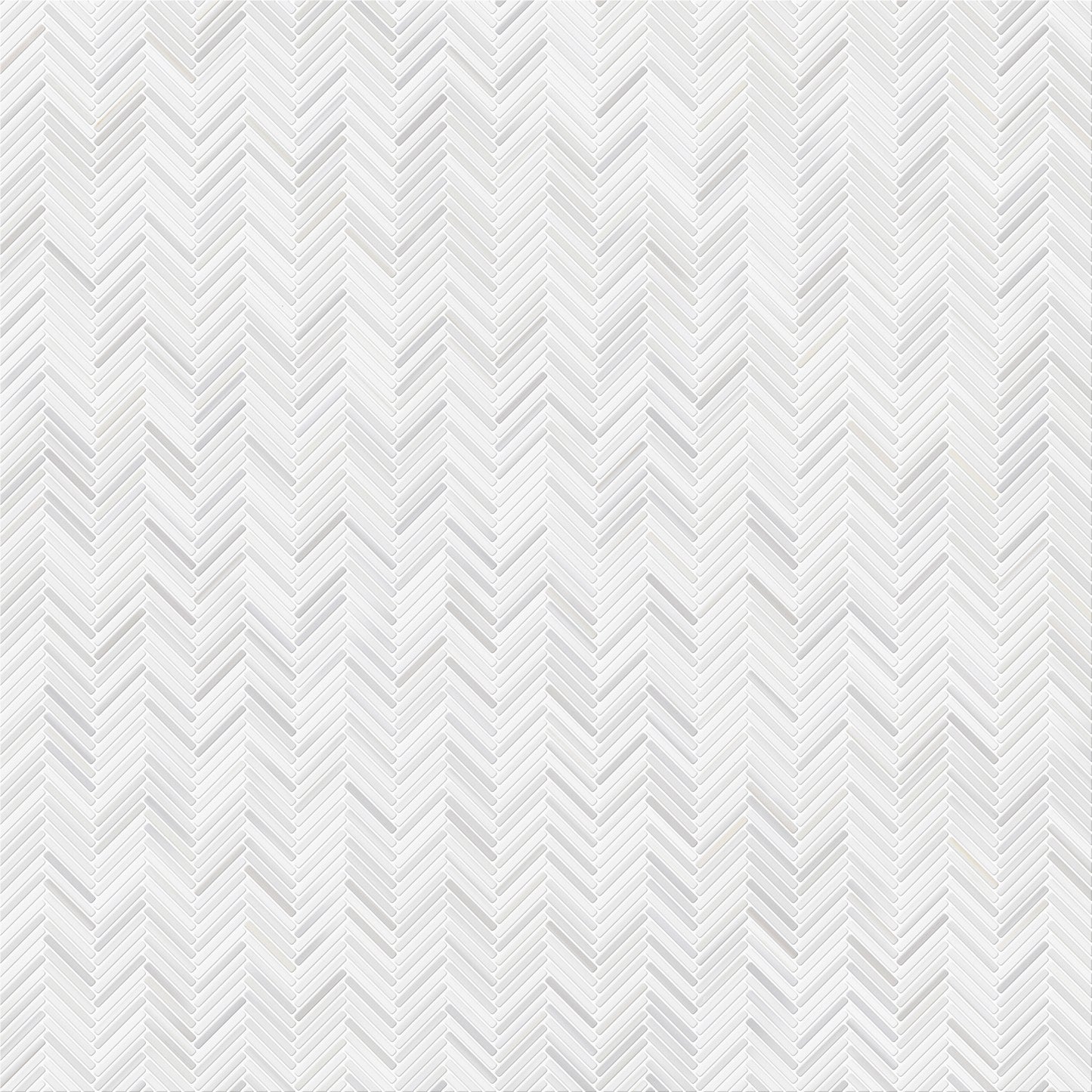 MINI HERRINGBONE VENUS WHITE HONED