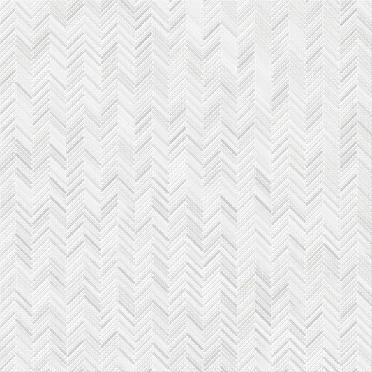 MINI HERRINGBONE VENUS WHITE HONED