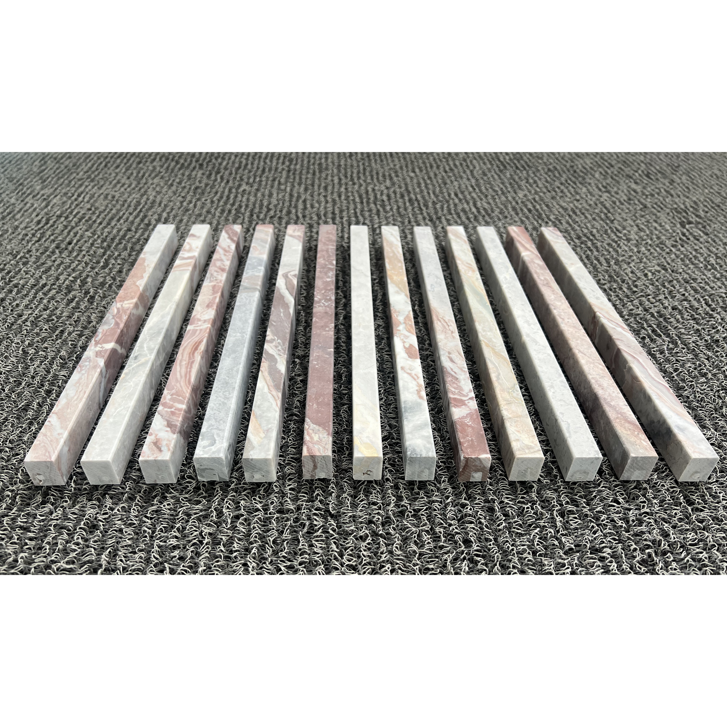 5/8" x 12" MOLDING LINER ARABESCATO ROSSO HONED